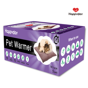 Happyday Pet Warmer 24-hour (not electric) Longlasting Air Activated Heat Pack (5-pack)