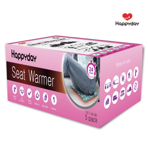 Happyday Seat Warmer 24-hour Longlasting Air Activated Heat Pack (5-pack)